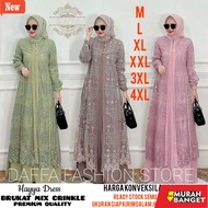 Modern gamis 2024 Hayya Dress New Brocade/ Muslim Gamis Dress HAYYA BRUKAT DRESS LUXURY PARTY GAMIS 
