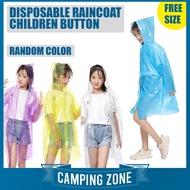 Disposable Raincoat Rain Coat Kids Raincoat Button Raincoat Baju Hujan Budak Baju Hujan Kanak Kanak 