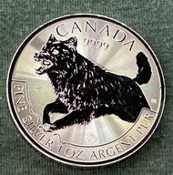 2019加拿大銀幣 － 野生動物系列：狼 純銀銀幣.9999 1盎司.