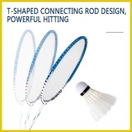 ◿ ☌ ✧ BOSHIKA Ferroalloy Badminton Racket Training Children Adult Set