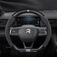 For NIO ES6 ES8 2024 2023 2022 Steering Wheel Cover Leather Interior Accessories.0