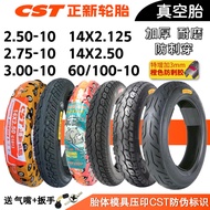 Tayar vakum 14×250x2.125, tayar Zhengxin 2.75-10, tayar luar 60/300-10 inci untuk skuter elektrik.