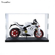 [Prasku] Motorcycle Model Display Case Made of Transparent Acrylic, 1:12 Scale,  Organizer, 23 Cm X 
