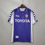 99/00 Fioren tina Home Football Jersey Retro Soccer Shirt S-XXL เสื้อกีฬา เสื้อบอล เสื้อฟุตบอล ชุดฟุตบอลผู้ชาย เสื้อฟุตบอลยุค90 เสื้อบอลเก่า เสื้อฟุตบอลย้อนยุค