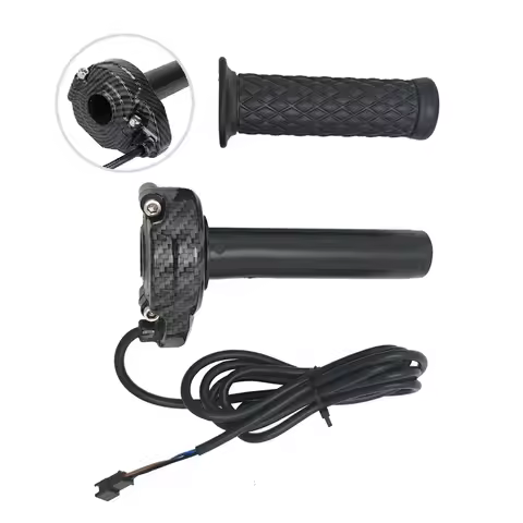 Surron Style 12V-90V Universal eBike Full Bar Twist Throttle with Hand Grips SM Plug Electric Bicycl