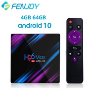 FVBGNHBVCS H96 MAX RK3318 Smart TV Box Android 11 4G 64GB 4K Youtube Wifi BT Media player H96MAX TVBOX Android10 Set top box