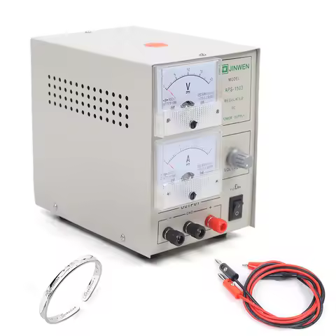 Jewelry Craft Kit Gold Plating Machine Jewelry Plater Electroplating Kit Automatic Voltage Regulatio