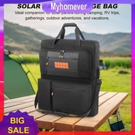 Solar Panel Storage Bags Waterproof Solar Board Protective Handbag Large Capacity Portable Protectio