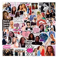 50Pcs Gossip Girl Classic TV Show Cartoon Stickers For Laptop Luggage Motorcycle Suitcase Skateboard
