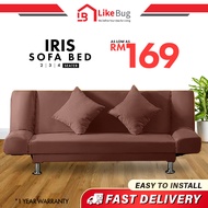 ⚡️FREE SHIPPING⚡️LIKE BUG: IRIS 2 in 1 Durable Foldable Sofa Bed 3 Seater with [ 1 YEAR WARRANTY &amp; READY STOCK ]