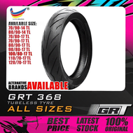 TAYAR MOTORSIKAL GRT GRT368 TUBELESS TYRE 70, 80, 90, 100, 110, 120 -14, 17(BUNGA DIABLO ROSSO SPORT