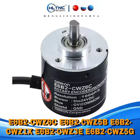 HLTNC Rotary Encoder E6B2-CWZ6C E6B2-CWZ5B E6B2-CWZ1X E6B2-CWZ3E E6B2-CWZ5G With 100 200 360 500 600