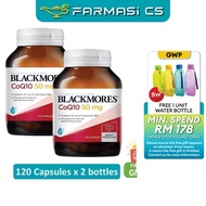 Blackmores CoQ10 50mg 120 capsules x 2 Bottles (TWIN) EXP:10/2028 + Free Gift [ coq10 coq 10CoQ 10 F