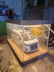 1:32=豐田 TOYOTA ALPHARD 埃爾法商務版白色金模型車