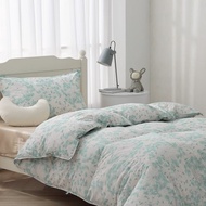 雙人/冬月羽絨被/好收納、可機洗、免被套、超保暖-蒲公英綠