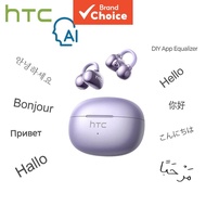 HTC NE55 AI6.0HiFiIPX4  HTC NE55 AI Fon Telinga Bluetooth 6.0 dengan Penterjemahan Masa Nyata, Hayat