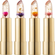 [Ships from Korea] Flower Lipstick Gift Set | 4pcs | Minute Maid + Dream Purple + Barbie Doll Powder