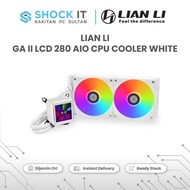 LIAN LI GALAHAD II LCD 280 WHITE 2.88” IPS LCD Screen - AIO CPU COOLER