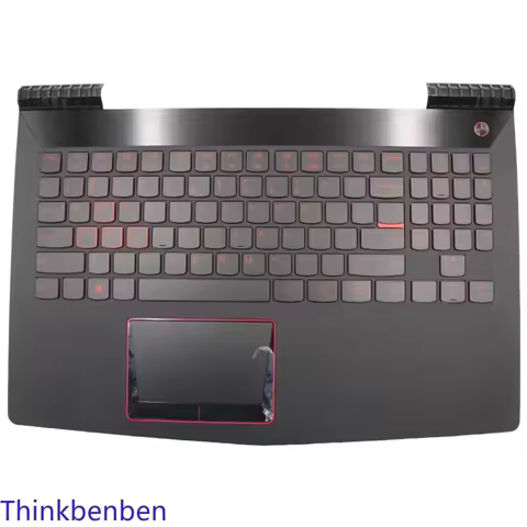 US English Black Keyboard Upper Case Palmrest Shell Cover For Lenovo Legion R720 15 Y520 15 15IKBM 5