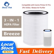Local seller air purifier filter Breeze Air Purifier Cosmo Prime A1 Pro EPU 5550z  europace purifier