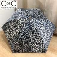 Second-Hand Japanese Umbrella 3-Section Folding Leopard Print Black And White CdeC Brand (Coupon de 