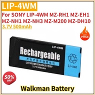 LIP-4WM High Quality Walkman Battery 3.7V 500mAh for SONY LIP-4WM MZ-RH1 MZ-EH1 MZ-NH1 MZ-NH3 MZ-M20