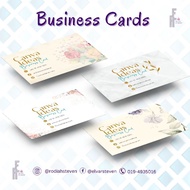 Business Card, Business Card Paper, Kad Bisnes Handmade