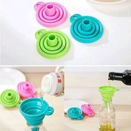 Silicone Folding Funnel Water Funnel Multipurpose Oil Funnel Silicone Foldable Funnel
