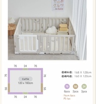 賣 Caraz  韓國 圍欄 160*120 住杏色樹葉圖案