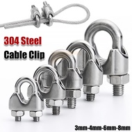Steel Cable Clip 3mm-8mm Wire Rope Clip Steel Clip GI Cable U Clamp Wire Rope Card Wire Rope Clamps
