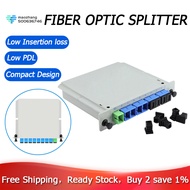 【In stock】【Free shipping】Fiber Optic Plc Splitter 1 x 8 Insertion Outdoor Electrical Splitter / Lgx / Cassette Type Sc/Apc，fiber spliter,fiber optic cable