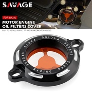 Engine Oil Filter Cover For BAJAJ Pulsar 200NS 200RS 200AS 2012-2020 Dominar 400 200 NS RS AS Motorc