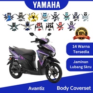 YAMAHA Ego Avantiz Full Body Cover Set Coverset Kit Color Parts Part Avantis Scooter Caver Black Red