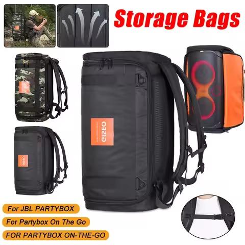 Travel Carrying Case Backpack for JBL Partybox 310/PARTYBOX 110 Large Capacity Foldable Waterproof B