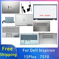 New For Dell Inspiron 15Plus 7510;Replacemen Laptop Accessories Lcd Back Cover/Front Bezel/US Palmre