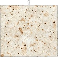 Burrito, Dish Drying Mat, 18x16 Inch Absorbent Microfiber Quick Dry Machine Washable for Dishes Pots