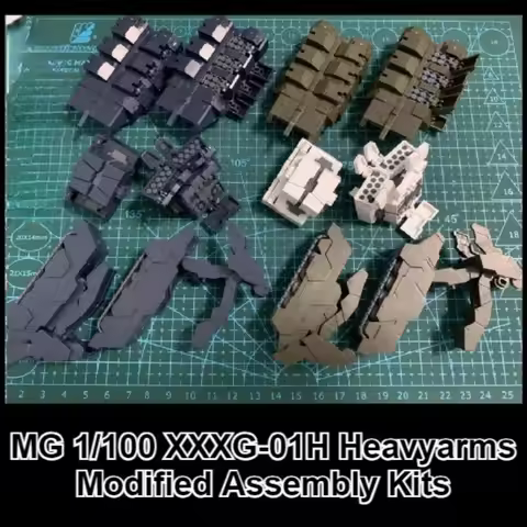 BW Model Details Modified Parts Assembly Kits for MG 1/100 XXXG-01H Heavyarms Accessories Hobby DIY