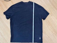 EMPORIO ARMANI 藍色圓領T恤 ， Size : XXL