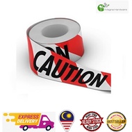 Red White Warning Tape / Caution Tape / Barricade Tape / 75mm (3") X 3mm X 50 Meter
