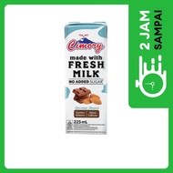 Cimory Susu UHT No Added Sugar Chocolate Almond 225 ml