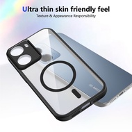 Luxury Ultra Thin Matte Clear Magnetic Phone Case For Xiaomi Redmi Turbo 5 Pro/A5/15c/A7 4G/A7 Pro/T