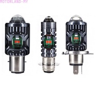 LED Headlight P15D BA20D H4 White Yellow Lens with Red Blue Flash 8V 80V Voltage