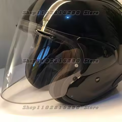 VZ-RAM Bright Black Half Helmet Unisex Motorcycle Off-Road SZ-R VAS Helmet Downhill Racing Mountain 