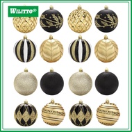 Festive Decoration Balls Christmas Balls Colorful 8cm Christmas Tree Balls Ornaments for Holiday Par