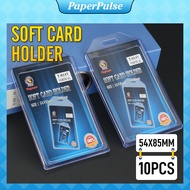 10PCS T-014V Yopsun Soft ID Holder Vertical Name Tag 54*90mm Work Card Sleeve ID Case