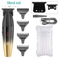 VGR Professional Hair Trimmer ตัดผมไฟฟ้าชาร์จผม Clipper เคราชุดตัดผมเครื่อง Facial Trimmer สําหรับชา