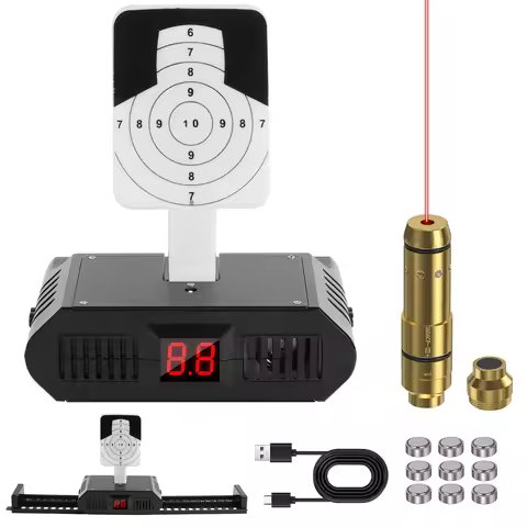 .380ACP Dry-Fire Laser Trainer with Smart Target: Instant Feedback for Safe, Efficient Training.