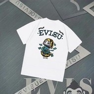 2026 Baju-T Bercetak Lelaki dan Wanita EVISU Baharu, Baju-T Sukan, Baju-T Pasangan, Baju-T Kasual, T