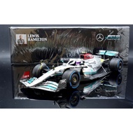 [MASH] Minichamps 1/18 Mercedes-AMG F1 W13 44 2022 Monaco Station