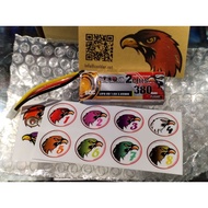 (Kuching Instant Delivery Only) CODDAR LIPO 2S1P 7.6V 380MAH 60C